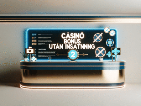 Casino bonus utan insättning och omsättningskrav – Enkla regler